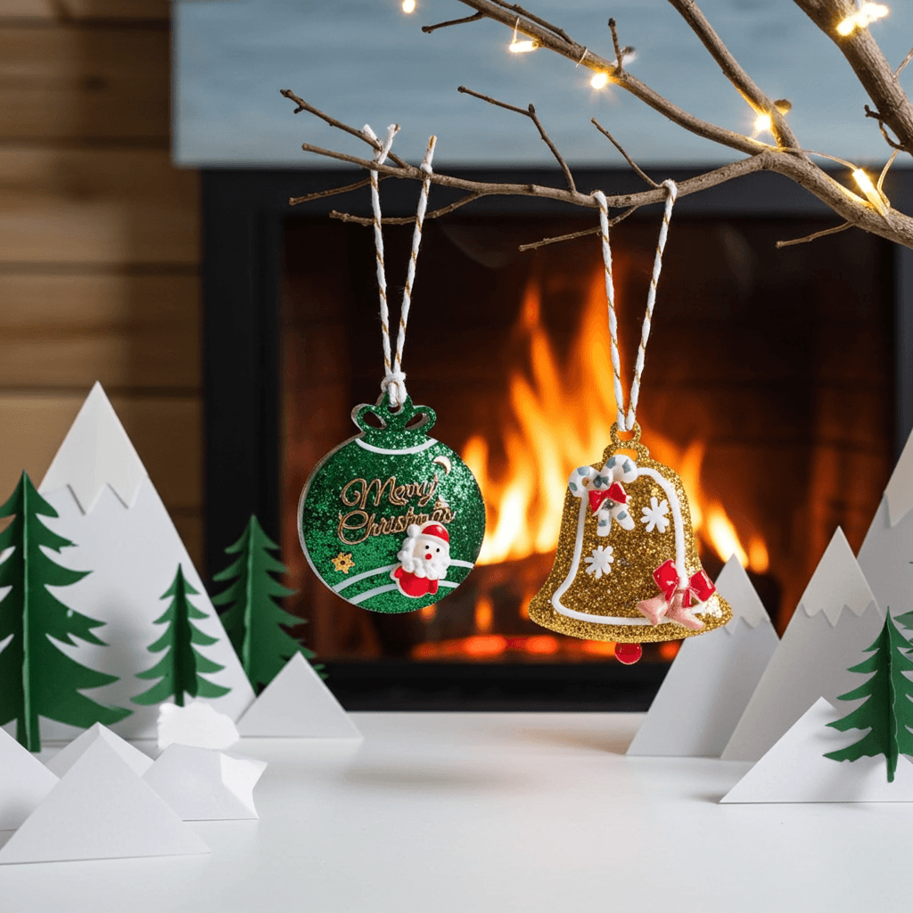 Imagen de Adornos Navideños Personalizados en Resina Epoxi – Brillantes y Únicos