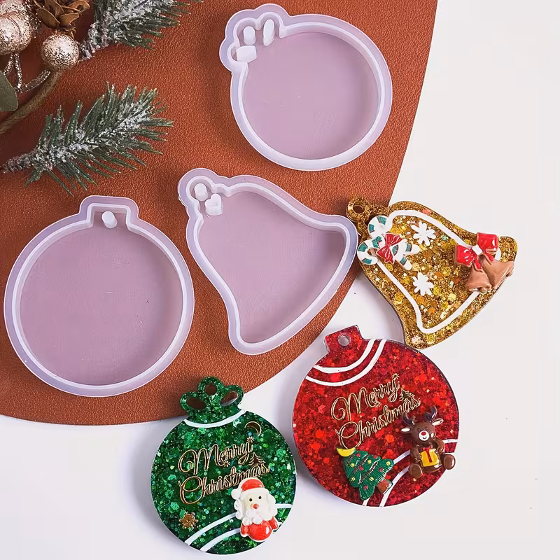 Imagen 3 de Adornos Navideños Personalizados en Resina Epoxi – Brillantes y Únicos