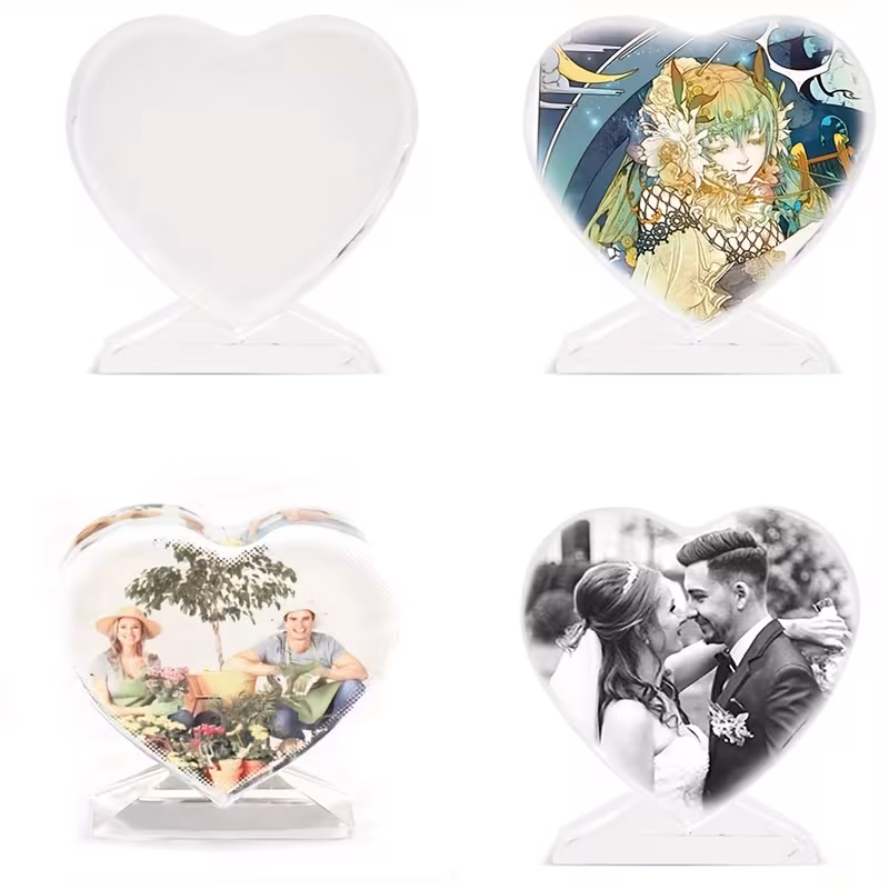 Imagen 5 de Corazón Personalizado en Resina Epoxi con Foto